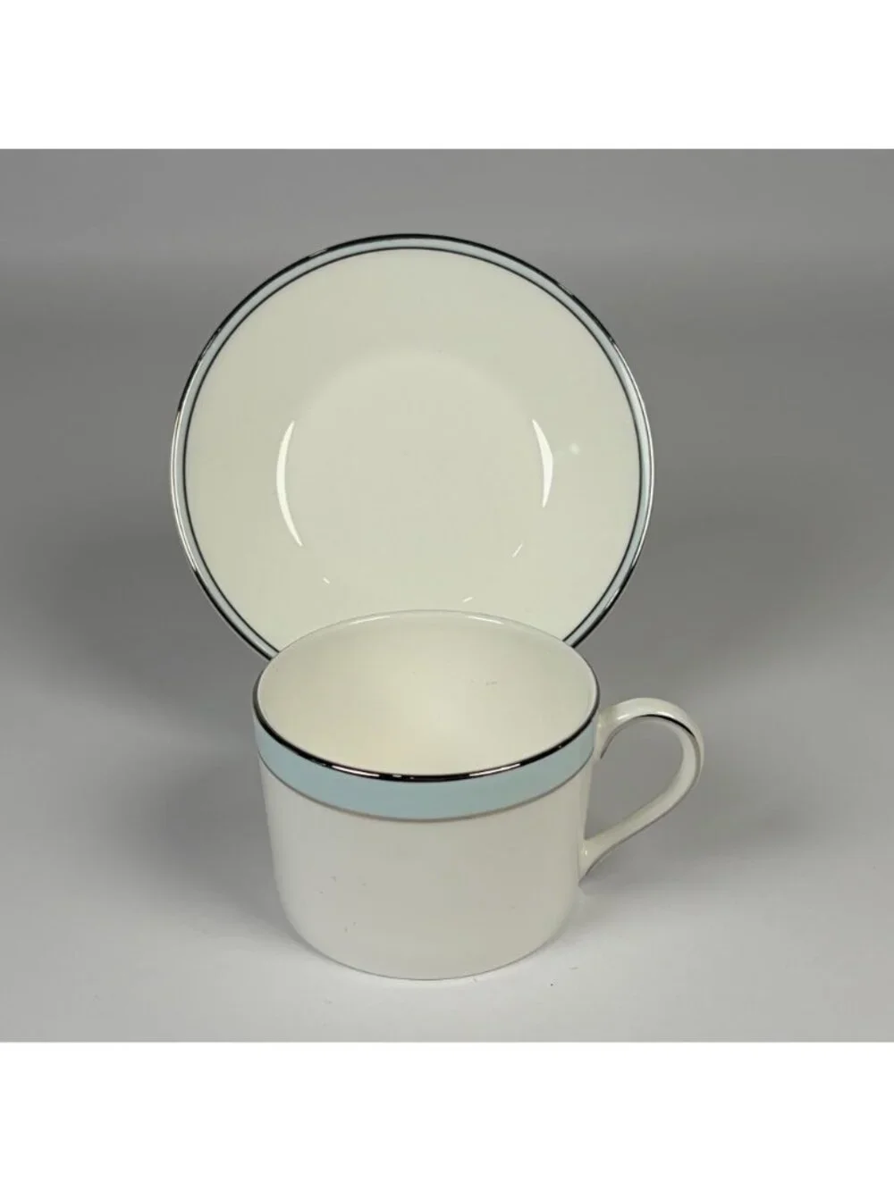 Vera Wang Wedgwood Blue Duchesse Teacup & Saucer